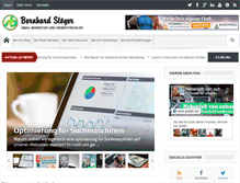 Tablet Screenshot of bernhardstoeger.com